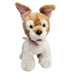 Build A Bear Promise Pets Dog‎ Plush Heterochromia Brown White